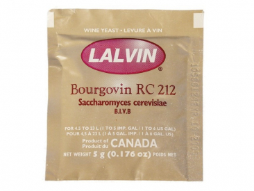 Lalvin RC-212 Bourgovin Active Freeze Dried Wine Yeast