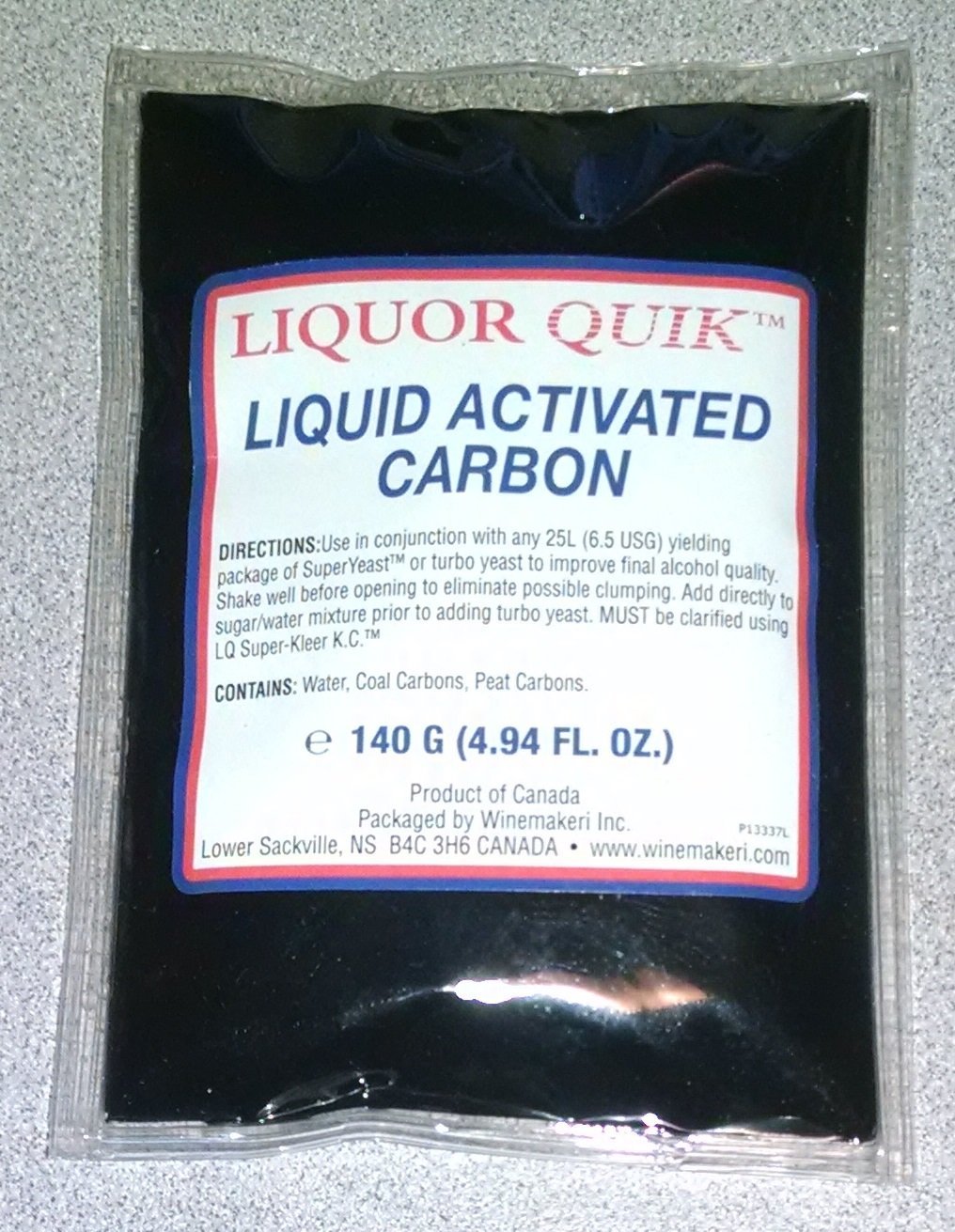 Liquor Quik Liquid Activated Carbon/Charcoal 140 grams > North