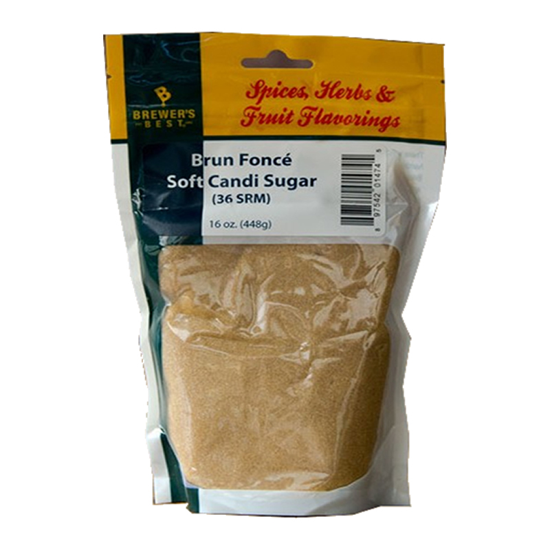 Brewers's Best Candi Sugar 1 Pound 36 SRM Soft Brun