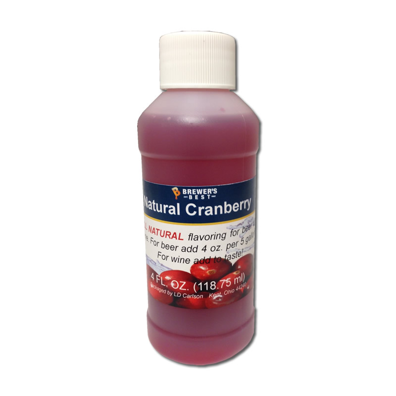 Brewer's Best Natural Beer & Wine Fruit Flavoring/Extract Cranberry