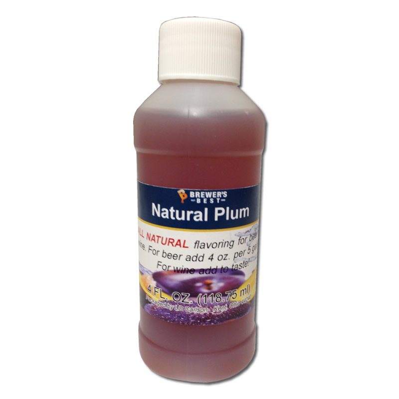 Brewer's Best Natural Beer & Wine Fruit Flavoring/Extract Plum 4 oz