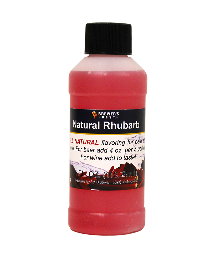 Brewer's Best Natural Beer & Wine Fruit Flavoring/Extract Rhubarb 4