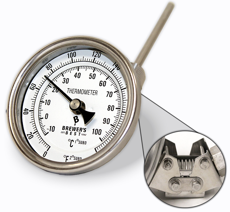 Brewer's Best Adjustable Kettle Thermometer > North Mountain Supply