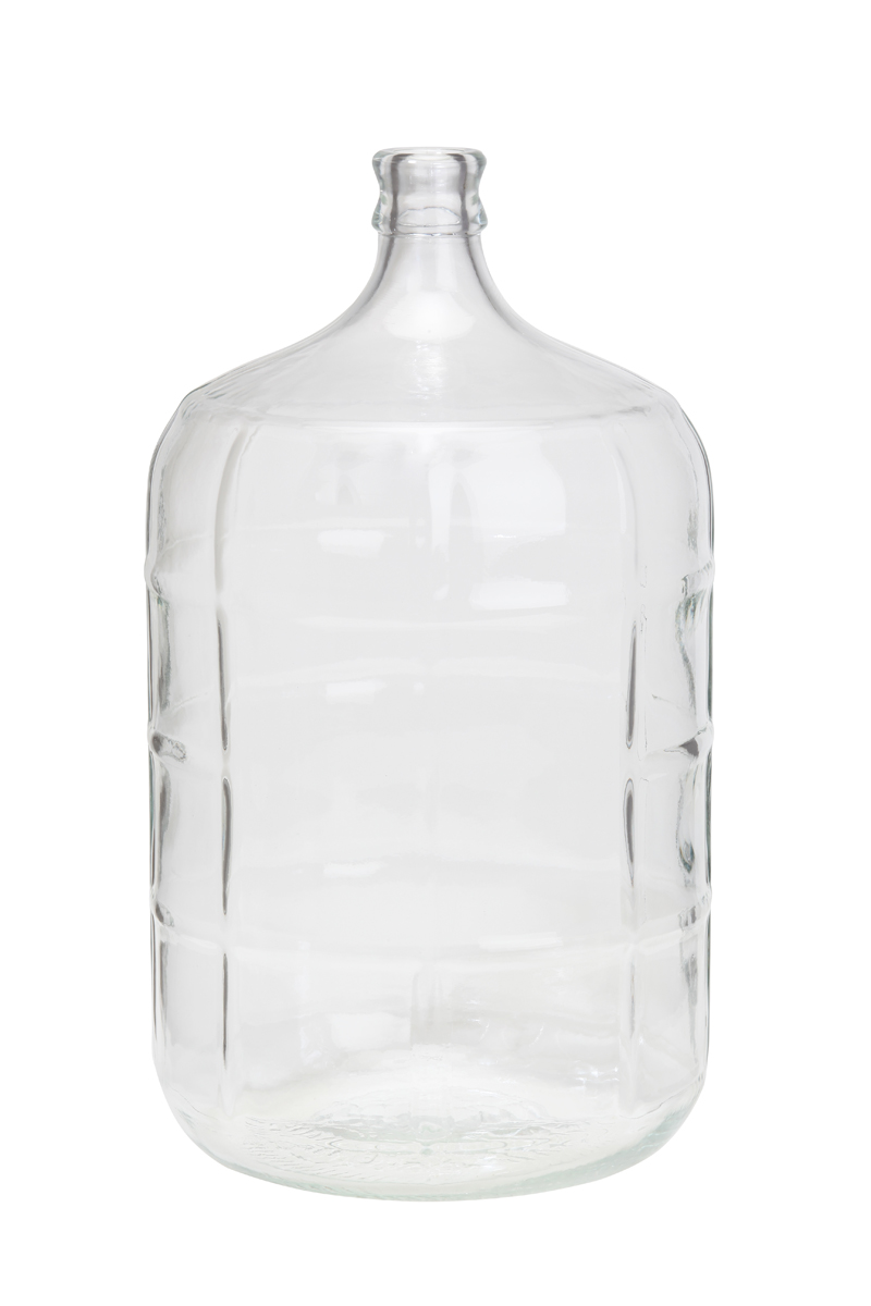 6-Bubble Airlock with Drilled & Undrilled Rubber Stoppers Carboy Handle and Cap North Mountain Supply 5 Gallon Italian Glass Carboy Fermenting Jug 