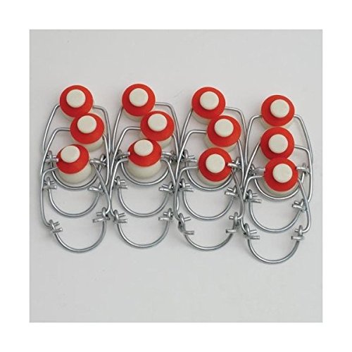 EZ Cap Beer Bottle Polypropylene Replacement Swing Top Caps Bag of 12 > North Mountain Supply