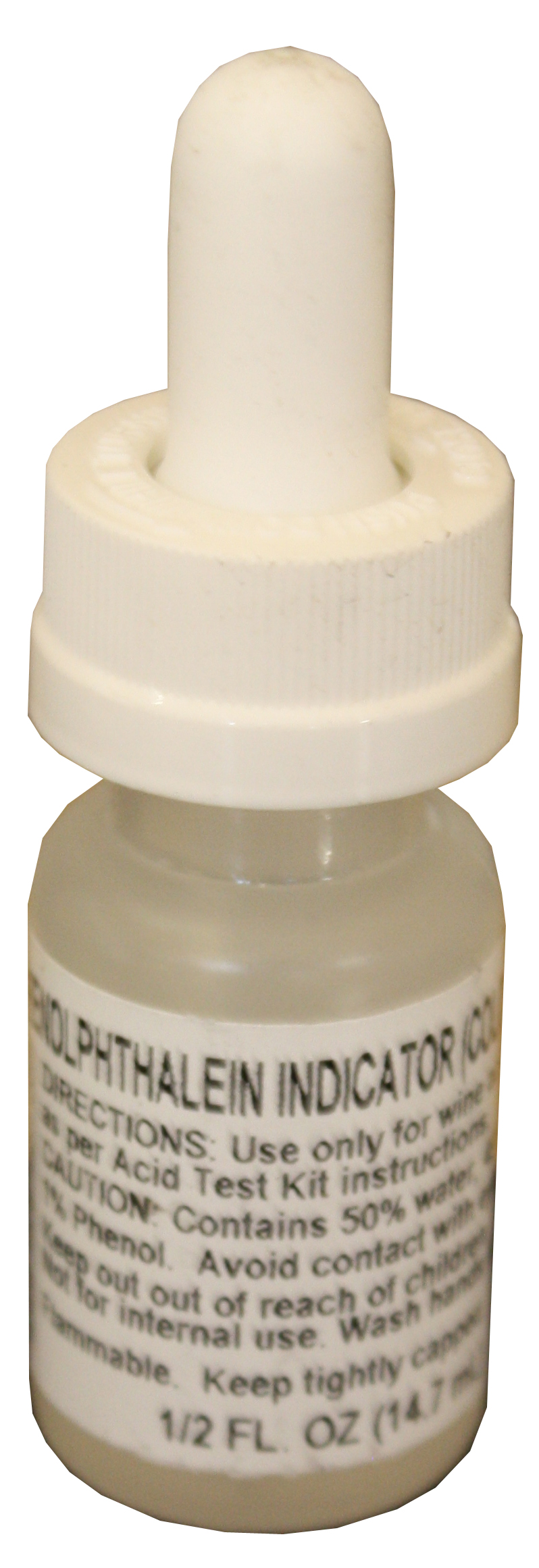 Phenolphthalein Color Solution 1/2 oz > North Mountain Supply
