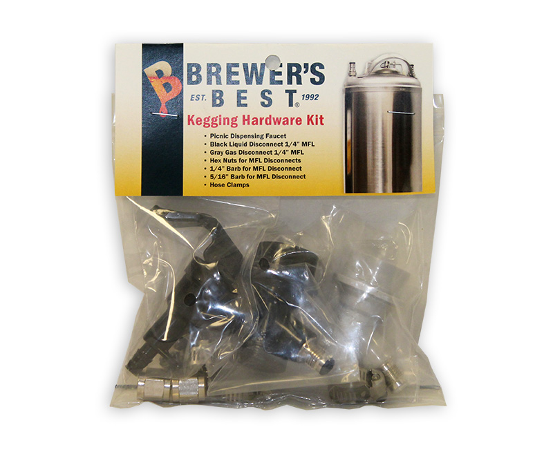 Brewer's Best Kegging Hardware Kit (1/4" MFL Fittings) > North Mountain