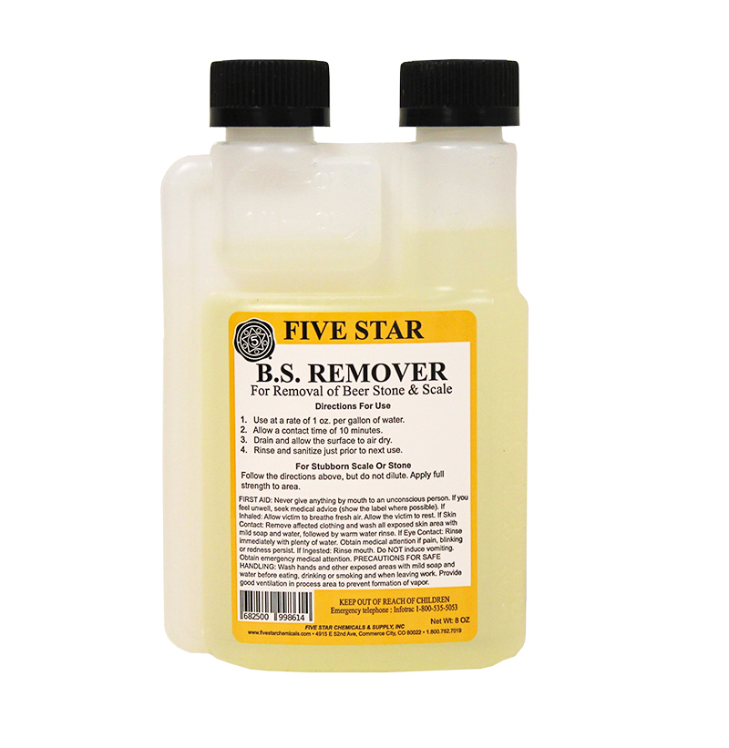 Five Star Beer Stone Remover 8 oz. > North Mountain Supply
