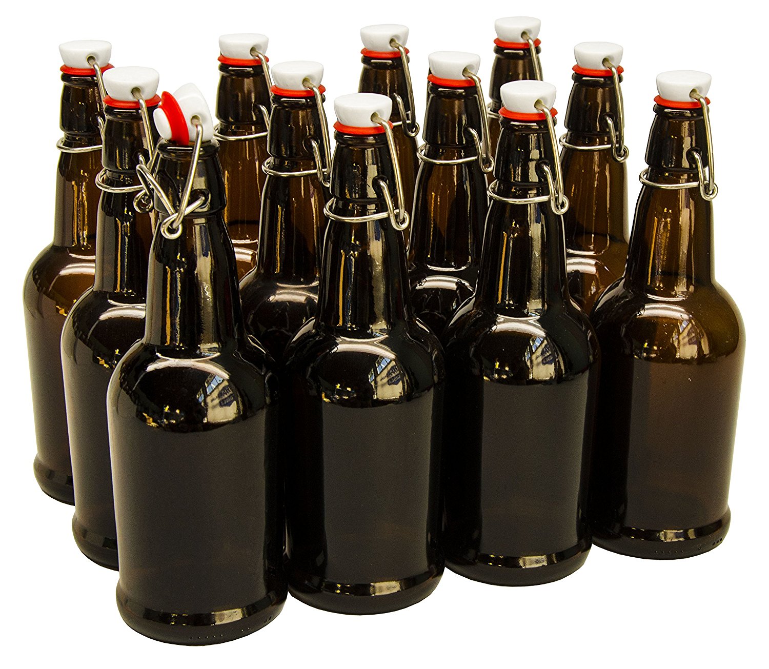 16 Oz. Flip Top Beer Bottles