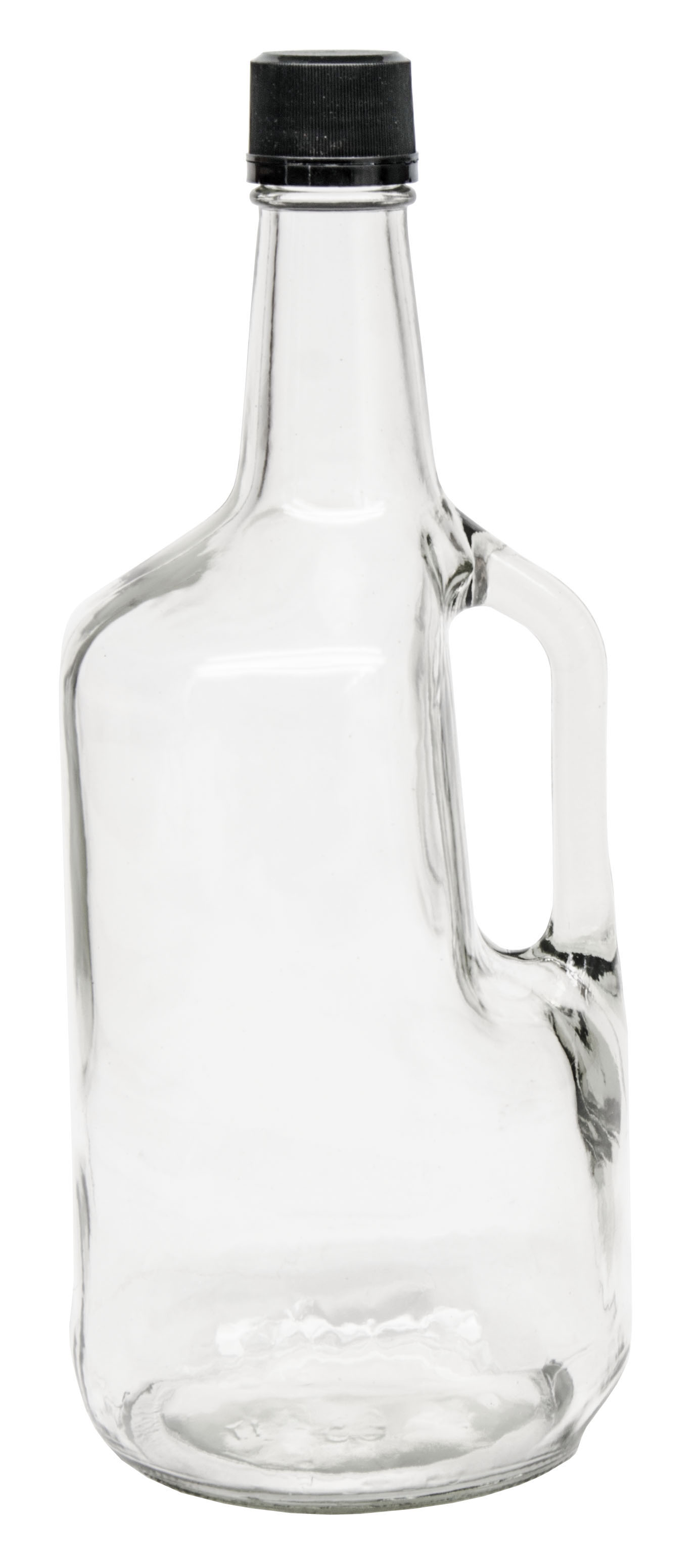 1.75 Liter Clear Glass Liquor Bottles