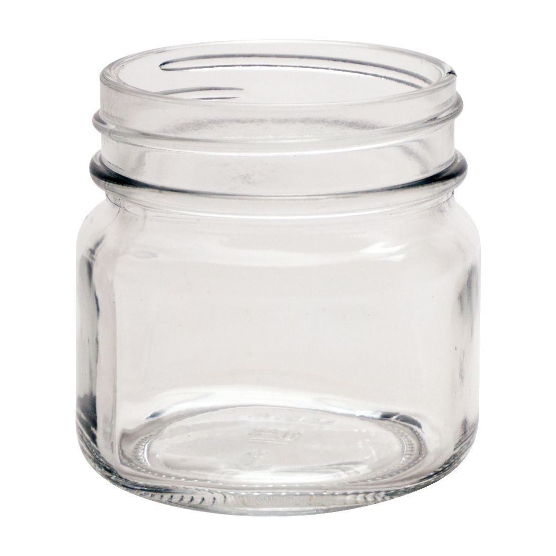 NMS 8 Ounce Glass Smooth Square Regular Mouth Mason Canning Jars - With  White Metal Safety Button Lids - Case of 12 > North Mountain Supply