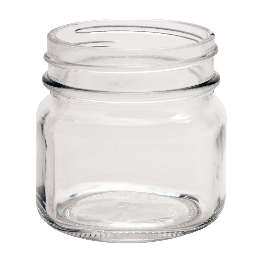 8 oz. Square Mason Jar - Case of 12