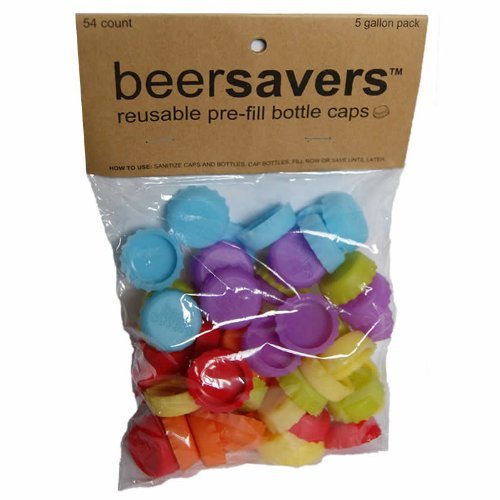 Beer Savers - Silicone Rubber Bottle Caps 54ct