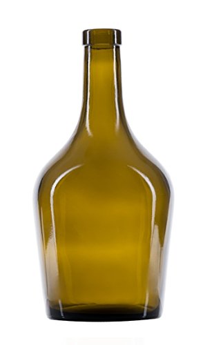 Download North Mountain Supply 750ml Duplicado Antique Green Glass Wine/Port Bottle Bar Top Finish - Case ...