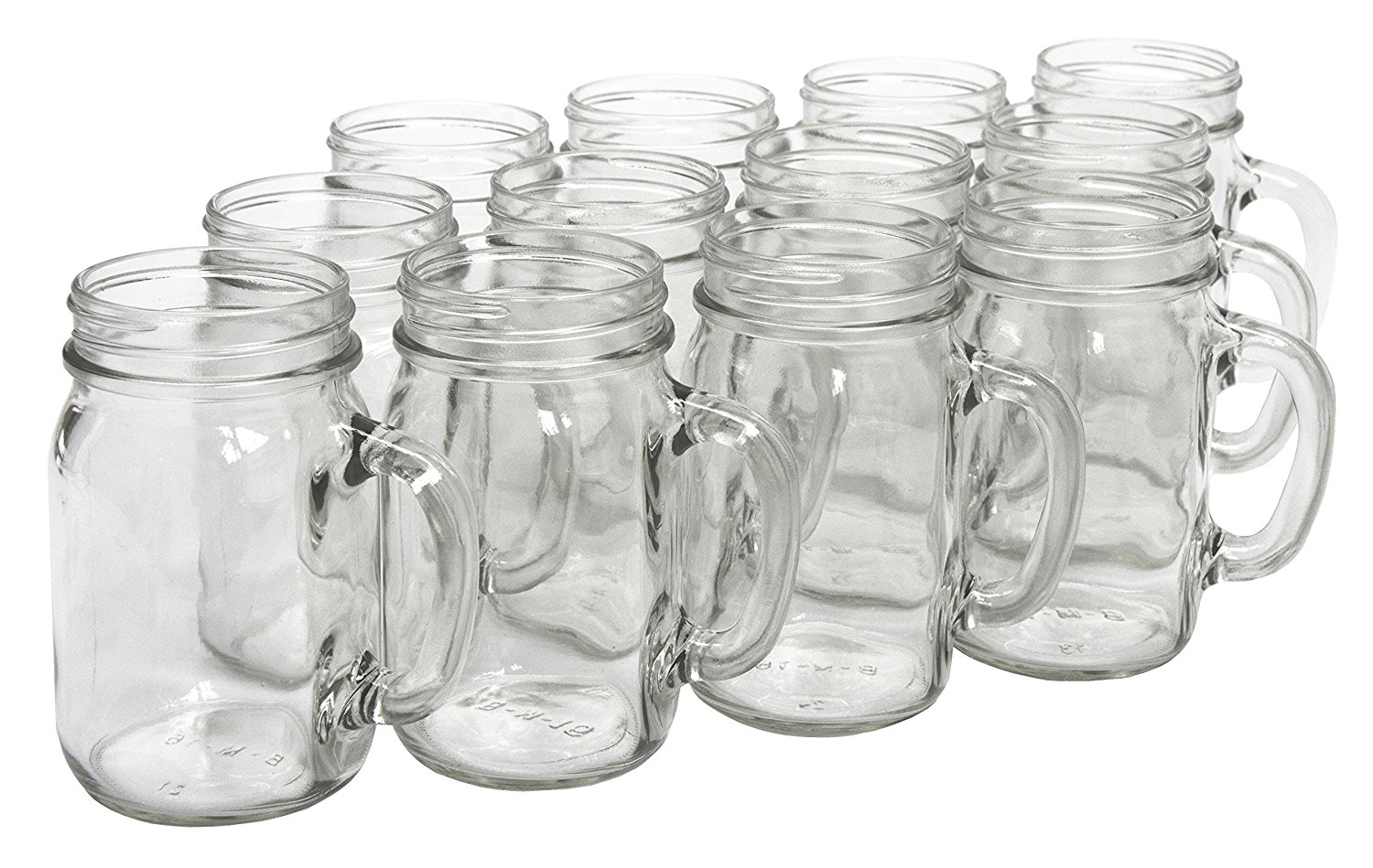 Zubebe Mason Drinking Jars No Lids Mason Jar Mugs with Handles Glass Mason  Jar Cups Clear Mason Drin…See more Zubebe Mason Drinking Jars No Lids Mason