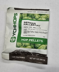 Hopunion Imported Hop Pellets 1 oz - For Beer Making - German Hallertau Old Stock