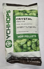 Hopunion US Hop Pellets 1 LB - For Beer Making - Crystal Old Stock