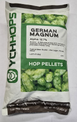 Hopunion Imported Hop Pellets 1 LB - For Beer Making - German Magnum Old Stock