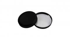 110mm Black Plastic wide mouth Lids