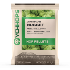 Hopunion US Hop Pellets 1 oz - For Beer Making - Nugget