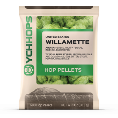 Hopunion US Hop Pellets 1 oz - For Beer Making - Willamette