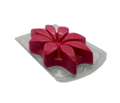 North Mountain Supply Wax Melt Floral Shaped 8-Cavity Clamshells 3 oz - 60 Pack