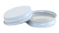 38mm White screw caps
