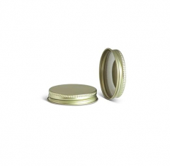 Gold Metal Screw Caps - 48mm
