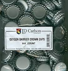 26mm Silver Pry-Off Crown Caps Oxygen Scavengers 150 Crown Caps 