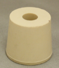 #5.5 Drilled Rubber Stopper - With Airlock Hole