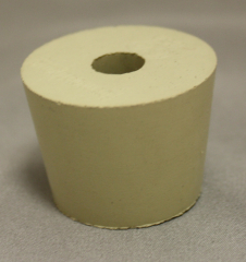 #6.5 Drilled Rubber Stopper - With Airlock Hole