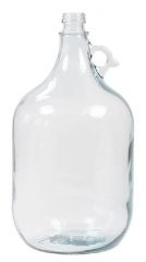 North Mountain Supply 5 Liter (1.32 Gallon) Italian Glass Jug with Handle