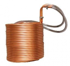 Copper Wort Chiller - 50' with Vinyl Tubing