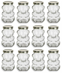 NMS 4 Ounce Glass Hexagon Canning Jars 58 Lug - Case of 12 - With Lids >  North Mountain Supply