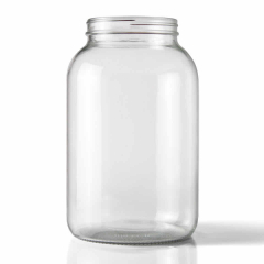 North Mountain Supply - TSS-12OZ-WT 12 Ounce Glass Tall Straight Sided Mason Canning Jars - with 63mm White Metal Lids - Case of 12