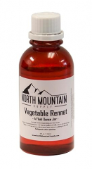 North Mountain Supply Premium Professional Quality Liquid Vegetable Rennet - 100% Vegetarian Rennet for Cheese Making - 4 Fluid Ounces