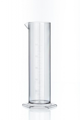 North Mountain Supply Extra Clear Plastic Graduated Cylinders 500cc - Made in Italy
