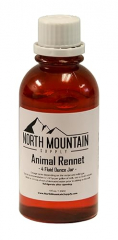 North Mountain Supply Professional Quality Liquid Calf Rennet - Animal Rennet for Cheese Making - 4 Fluid Ounces