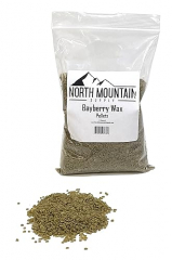 North Mountain Supply Bayberry Wax Pellets - Great for Candle Making - Smells Like Christmas - 1lb Bag