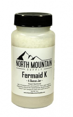 North Mountain Supply Fermaid K Yeast Nutrient - for Beer and Wine Homebrewing - 4oz Jar