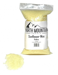 North Mountain Supply Sunflower Wax Pellets - Great for Personal Care Products and Candle Making - 1lb Bag