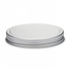 89-400 Silver Metal Lids (89mm) Scratch and Dent Inventory!