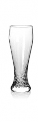 North Mountain Supply Cyclone Wheat Beer Glasses - Great for All Wheat Beers - 14 Ounces