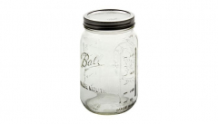 Ball 32 oz Wide Mouth Mason Jars with Lids and Bands - 4 Pack - Packed in North Mountain Supply ImpactGaurd Box - BPA-Free, Made in The USA – for Canning, Freezing, Storing, and More