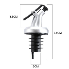 Stainless Steel Pour Spout with Lock Cap 3 pc.