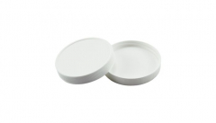 70mm white plastic lid