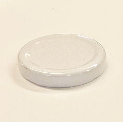 58mm Metal Lug White