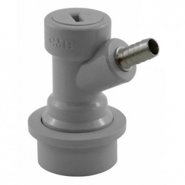 Standard Ball Lock Gas Disconnect - 1/4" Barb