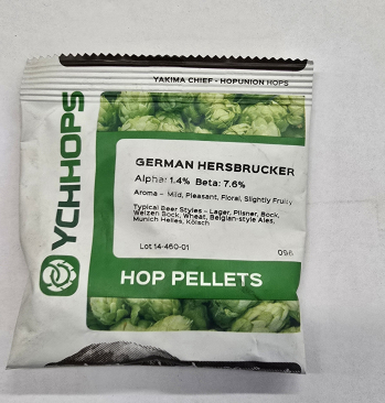 Hopunion Imported Hop Pellets 1 oz - For Beer Making - German Hersbrucker Old Stock