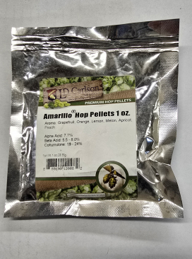 Hopunion US Hop Pellets 1 oz - For Beer Making - Amarillo  VGXP01 Old Stock
